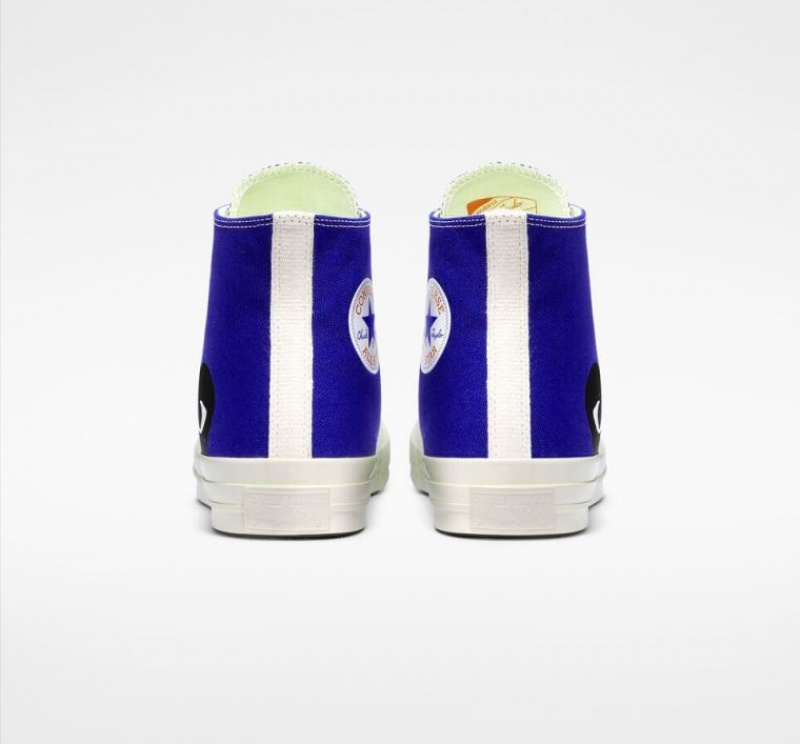 Tenis Converse X Comme Des Garçons Play Chuck 70 Altos Hombre Azules | COLOMBIA K8349M