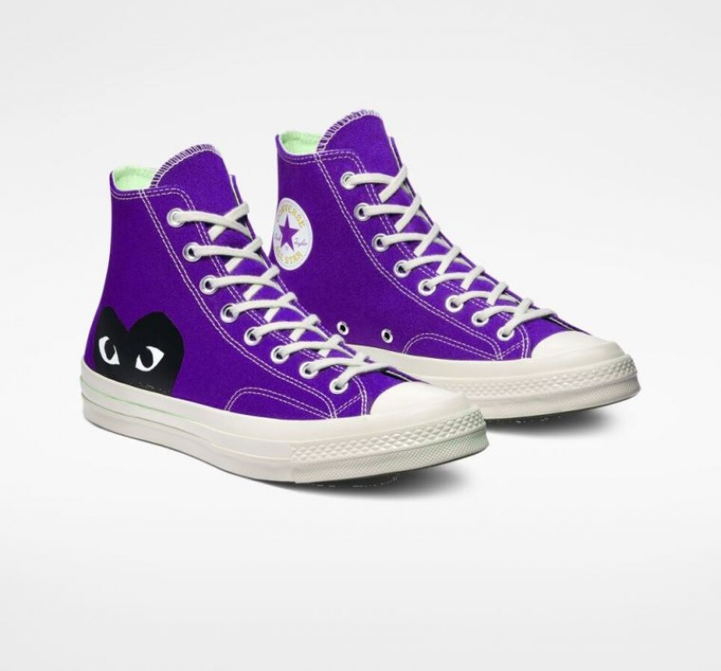 Tenis Converse X Comme Des Garçons Play Chuck 70 Altos Hombre Moradas | COLOMBIA N3947H