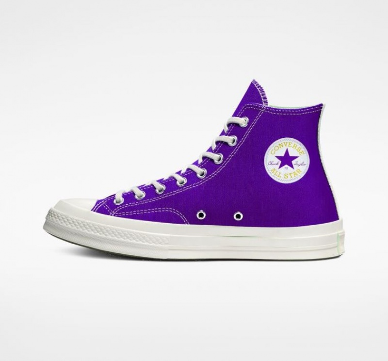 Tenis Converse X Comme Des Garçons Play Chuck 70 Altos Hombre Moradas | COLOMBIA N3947H