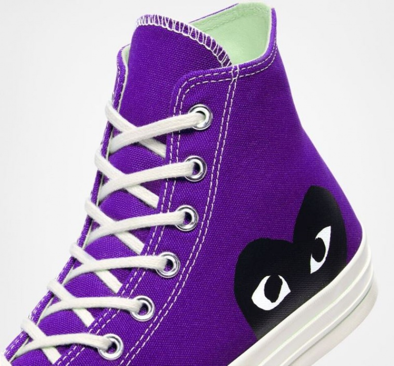 Tenis Converse X Comme Des Garçons Play Chuck 70 Altos Hombre Moradas | COLOMBIA N3947H