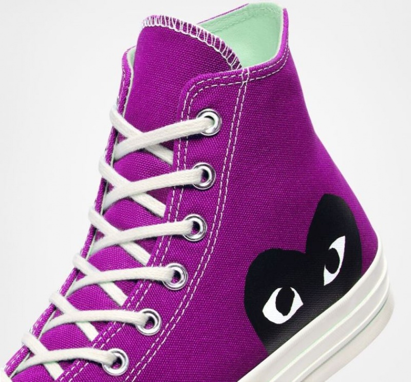 Tenis Converse X Comme Des Garçons Play Chuck 70 Altos Hombre Moradas | COLOMBIA Y9857I