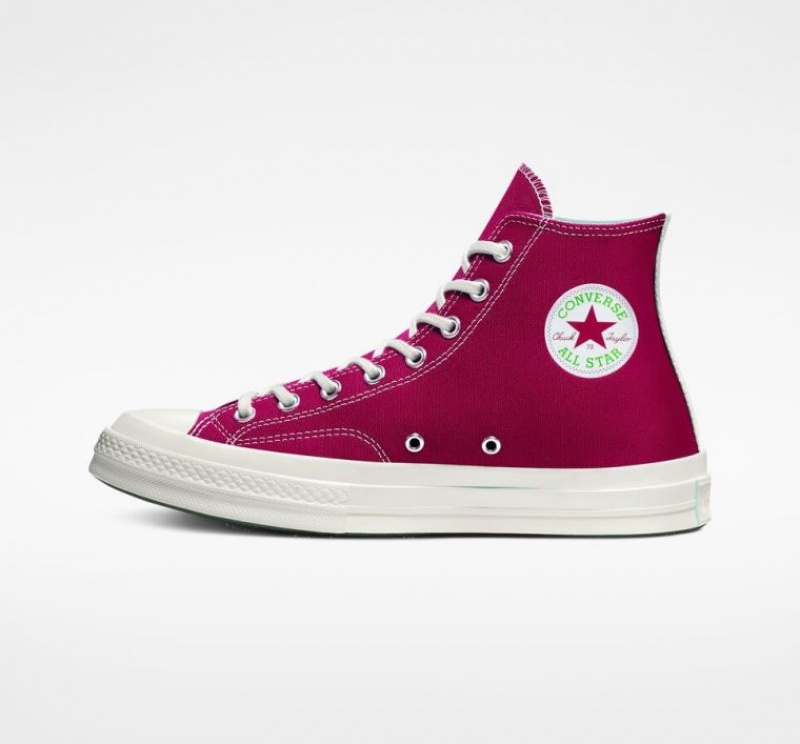 Tenis Converse X Comme Des Garçons Play Chuck 70 Altos Hombre Rosas | COLOMBIA Q0152O