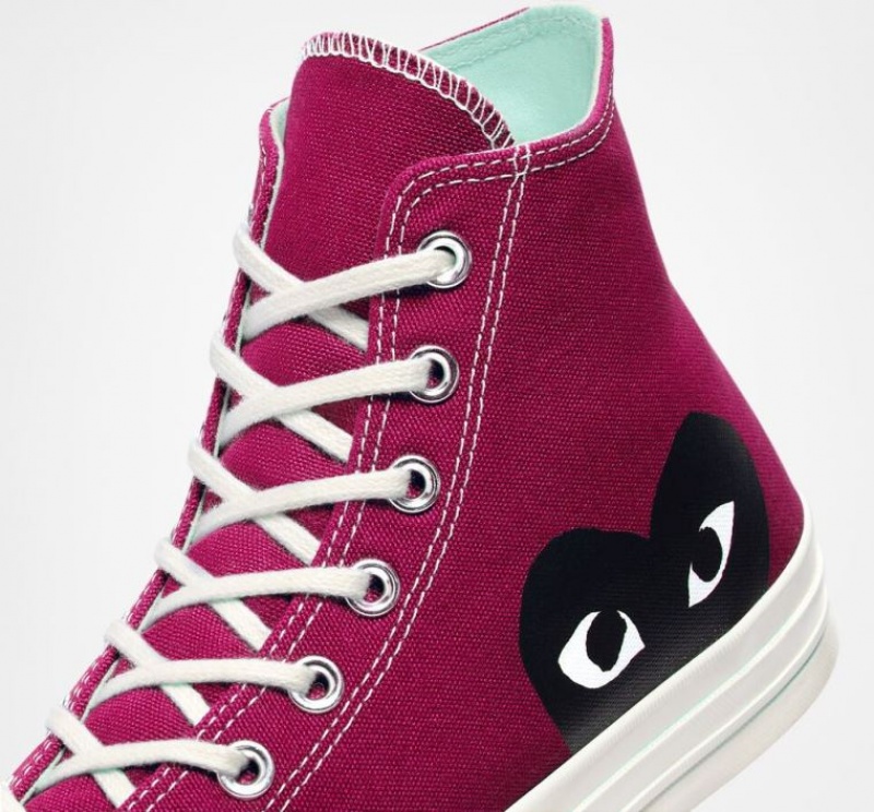 Tenis Converse X Comme Des Garçons Play Chuck 70 Altos Hombre Rosas | COLOMBIA Q0152O