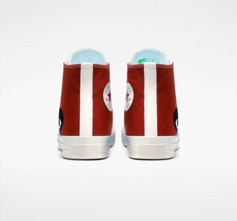 Tenis Converse X Comme Des Garçons Play Chuck 70 Altos Hombre Rojas | COLOMBIA Q9876O