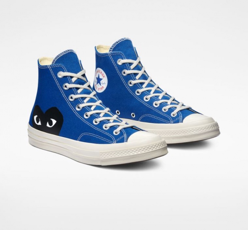 Tenis Converse X Comme Des Garçons Play Chuck 70 Altos Hombre Azules | COLOMBIA F2684J