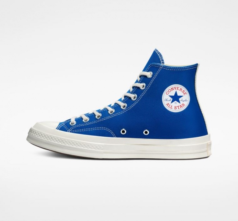 Tenis Converse X Comme Des Garçons Play Chuck 70 Altos Hombre Azules | COLOMBIA F2684J