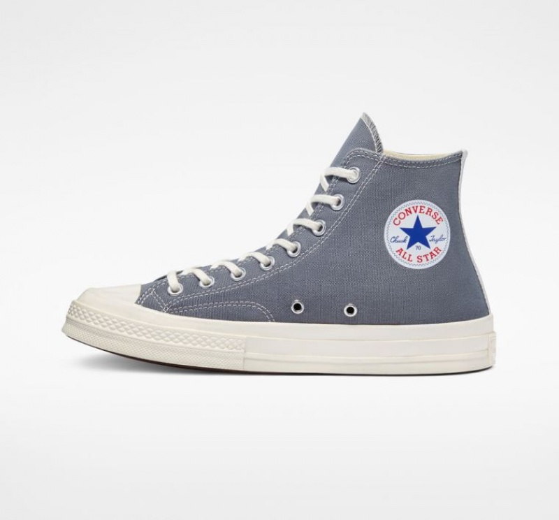 Tenis Converse X Comme Des Garçons Play Chuck 70 Altos Hombre Gris | COLOMBIA O8694V