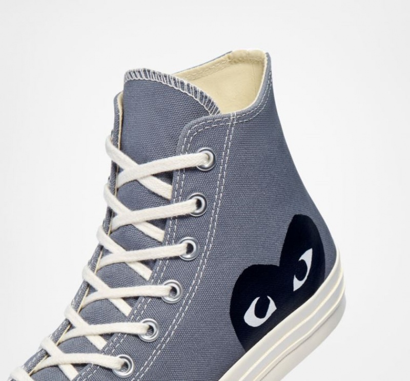 Tenis Converse X Comme Des Garçons Play Chuck 70 Altos Hombre Gris | COLOMBIA O8694V