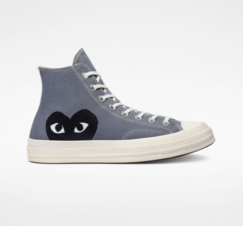 Tenis Converse X Comme Des Garçons Play Chuck 70 Altos Hombre Gris | COLOMBIA O8694V