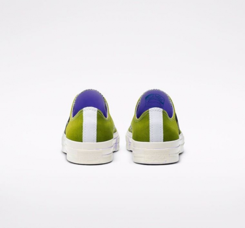 Tenis Converse X Comme Des Garçons Play Chuck 70 Bajos Hombre Verde | COLOMBIA G6981Z