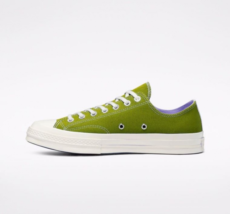 Tenis Converse X Comme Des Garçons Play Chuck 70 Bajos Hombre Verde | COLOMBIA G6981Z