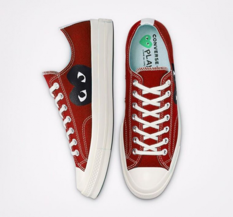 Tenis Converse X Comme Des Garçons Play Chuck 70 Bajos Hombre Rojas | COLOMBIA X6480D