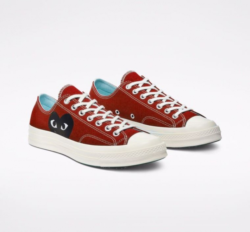 Tenis Converse X Comme Des Garçons Play Chuck 70 Bajos Hombre Rojas | COLOMBIA X6480D