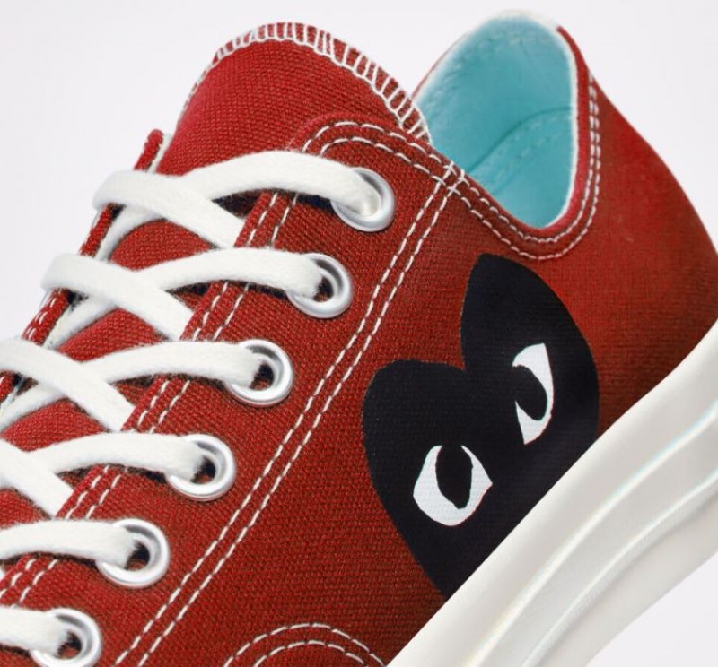 Tenis Converse X Comme Des Garçons Play Chuck 70 Bajos Hombre Rojas | COLOMBIA X6480D