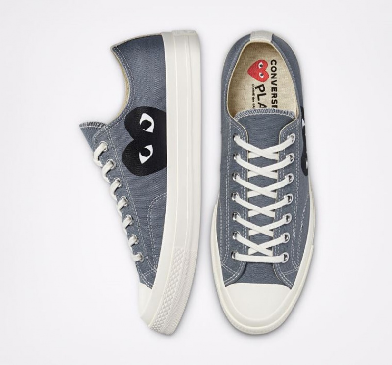 Tenis Converse X Comme Des Garçons Play Chuck 70 Bajos Hombre Gris | COLOMBIA K8051W