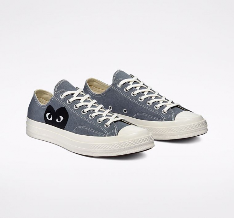 Tenis Converse X Comme Des Garçons Play Chuck 70 Bajos Hombre Gris | COLOMBIA K8051W