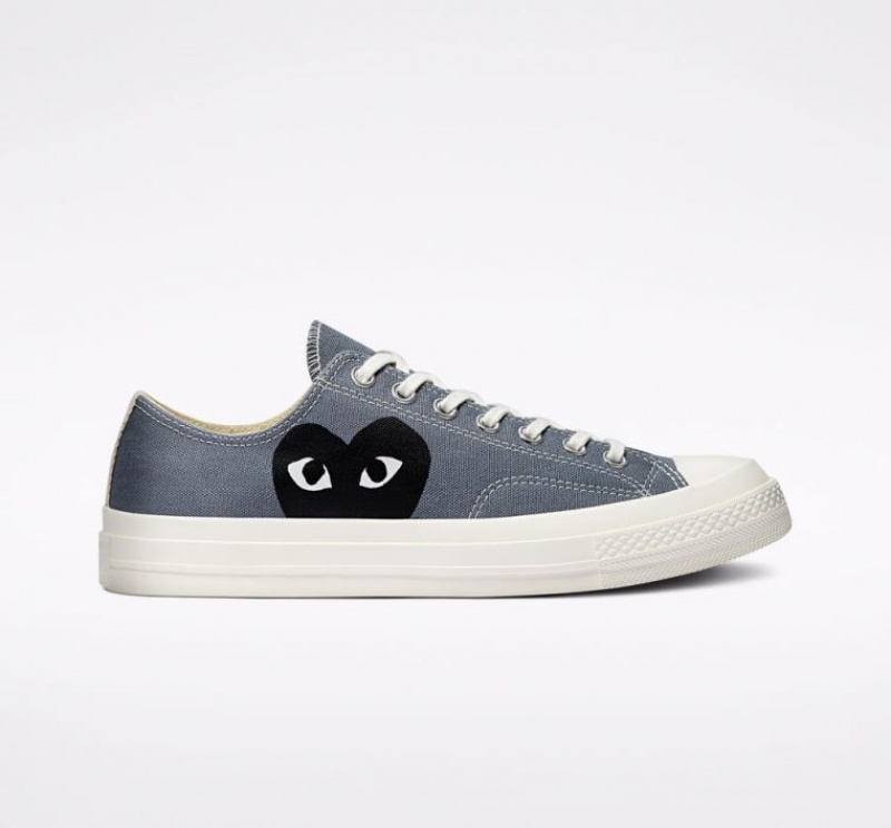 Tenis Converse X Comme Des Garçons Play Chuck 70 Bajos Hombre Gris | COLOMBIA K8051W