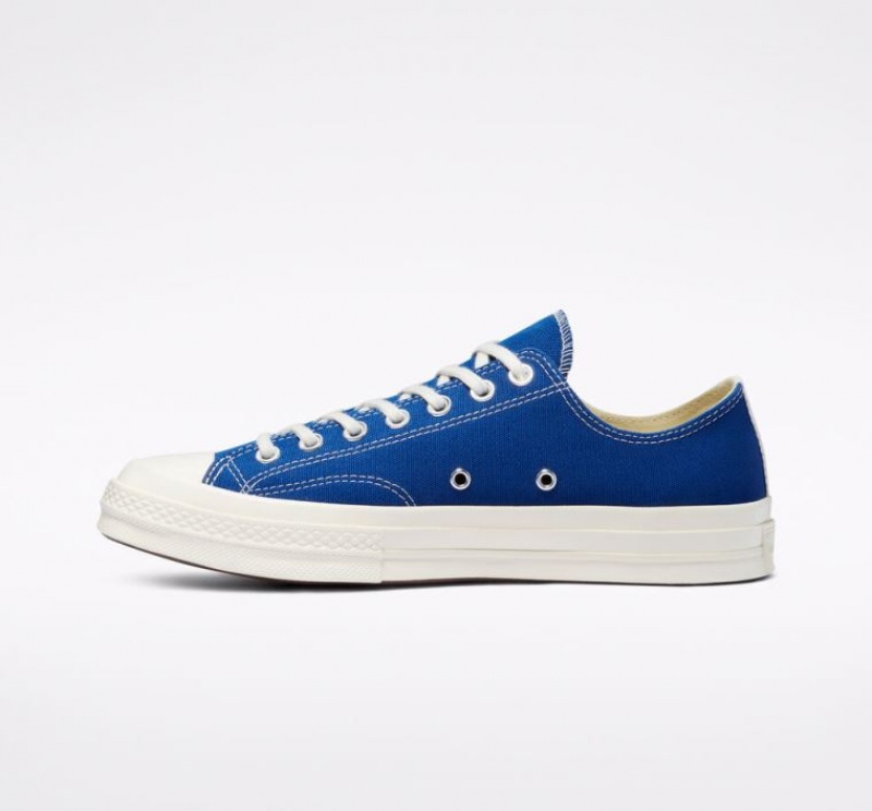 Tenis Converse X Comme Des Garçons Play Chuck 70 Bajos Mujer Azules | COLOMBIA G3167F