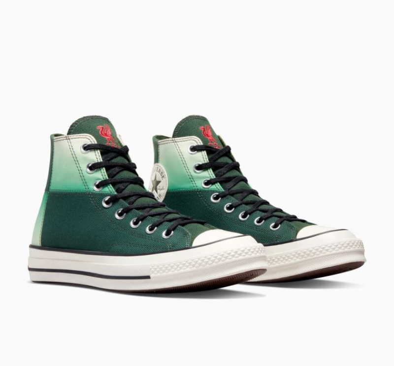 Tenis Converse X LFC Chuck 70 Altos Mujer Verde | COLOMBIA W1987O