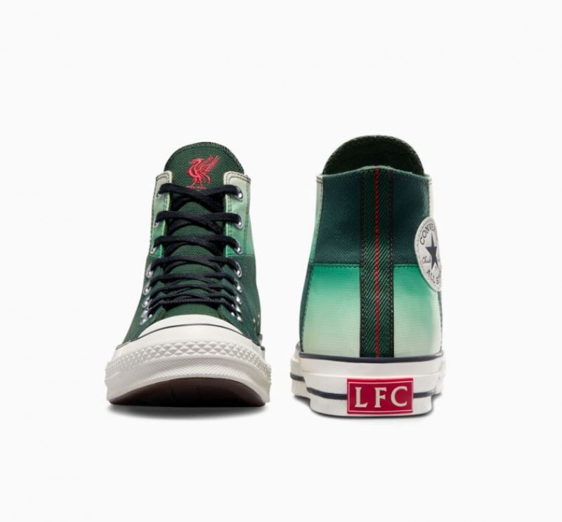 Tenis Converse X LFC Chuck 70 Altos Mujer Verde | COLOMBIA W1987O