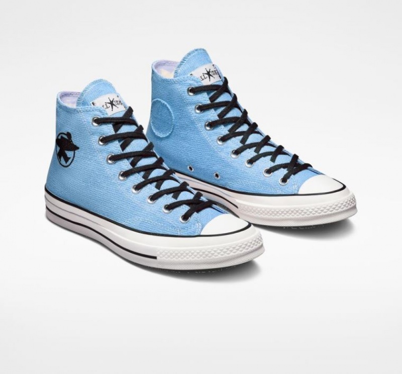 Tenis Converse X Stüssy Surfman Chuck 70 Altos Hombre Azules Claro | COLOMBIA K6340E