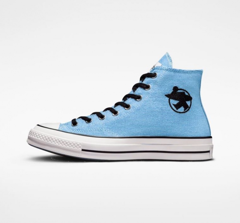 Tenis Converse X Stüssy Surfman Chuck 70 Altos Hombre Azules Claro | COLOMBIA K6340E