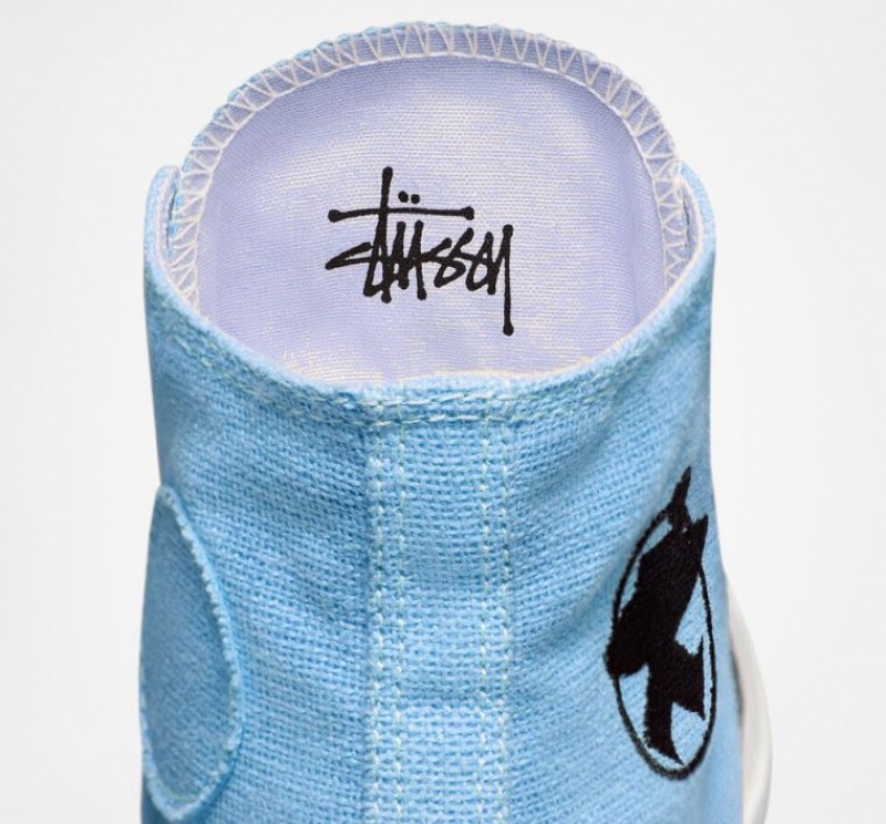 Tenis Converse X Stüssy Surfman Chuck 70 Altos Hombre Azules Claro | COLOMBIA K6340E