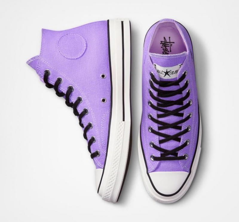 Tenis Converse X Stüssy Surfman Chuck 70 Altos Hombre Lavanda | COLOMBIA D4207V