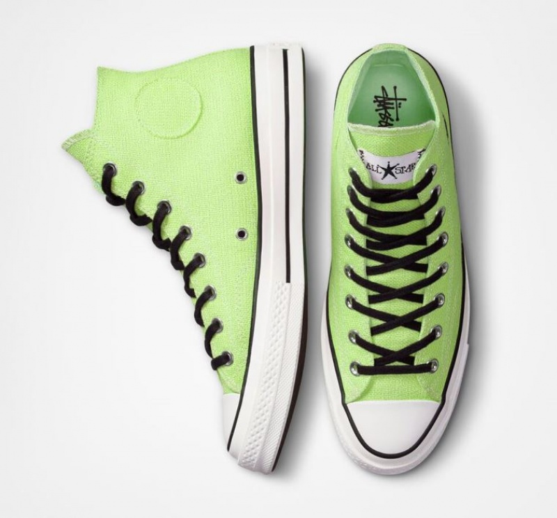 Tenis Converse X Stüssy Surfman Chuck 70 Altos Hombre Verde Claro | COLOMBIA S1520Q