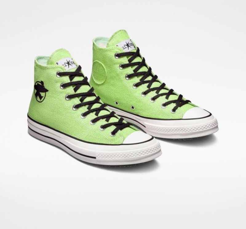 Tenis Converse X Stüssy Surfman Chuck 70 Altos Hombre Verde Claro | COLOMBIA S1520Q