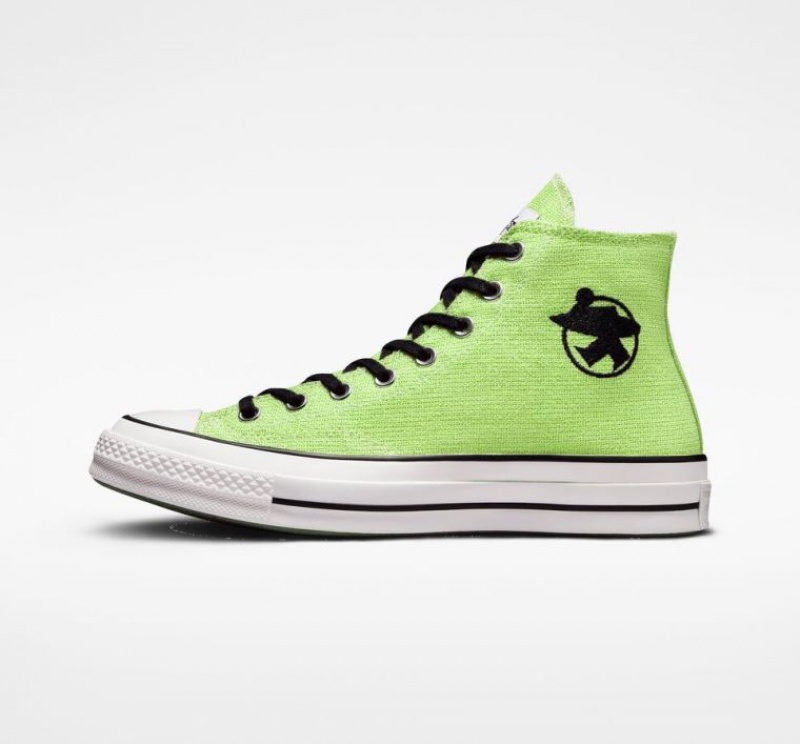 Tenis Converse X Stüssy Surfman Chuck 70 Altos Hombre Verde Claro | COLOMBIA S1520Q