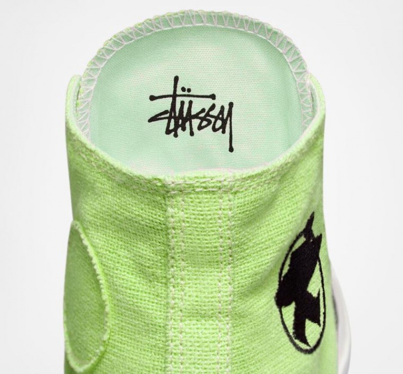 Tenis Converse X Stüssy Surfman Chuck 70 Altos Hombre Verde Claro | COLOMBIA S1520Q