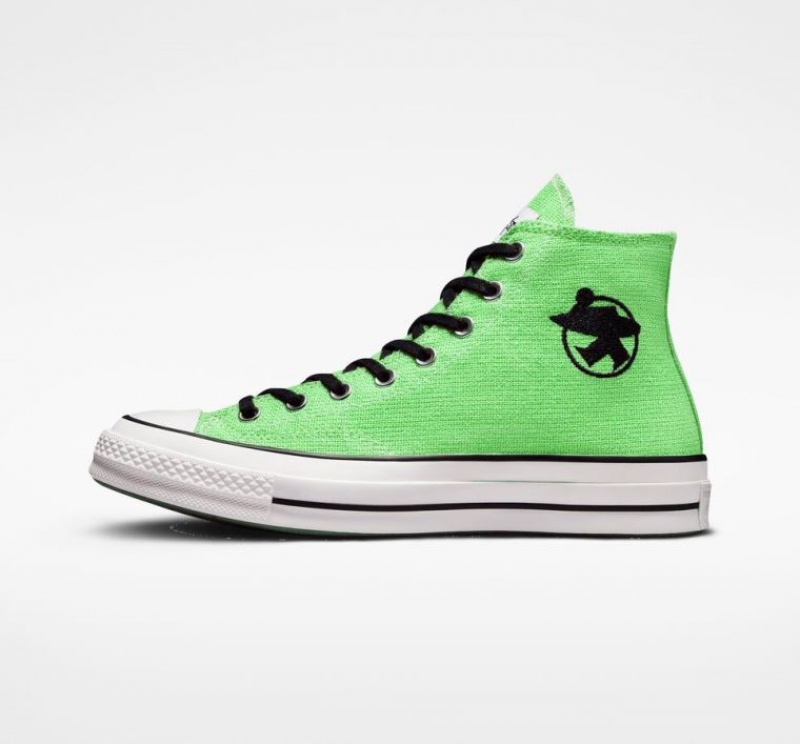 Tenis Converse X Stüssy Surfman Chuck 70 Altos Hombre Verde Claro | COLOMBIA V1072I