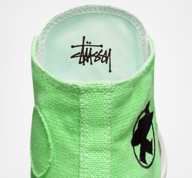 Tenis Converse X Stüssy Surfman Chuck 70 Altos Hombre Verde Claro | COLOMBIA V1072I