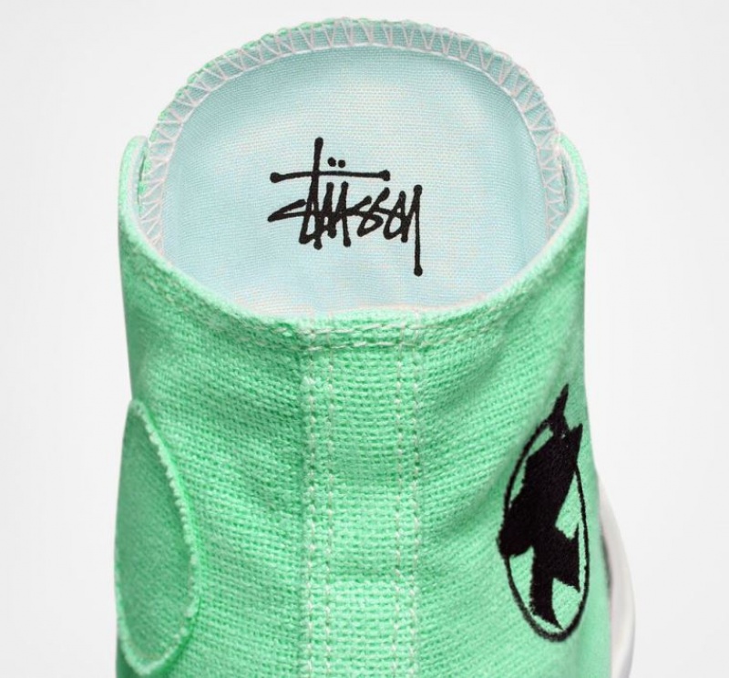 Tenis Converse X Stüssy Surfman Chuck 70 Altos Hombre Verde Claro | COLOMBIA A8915I