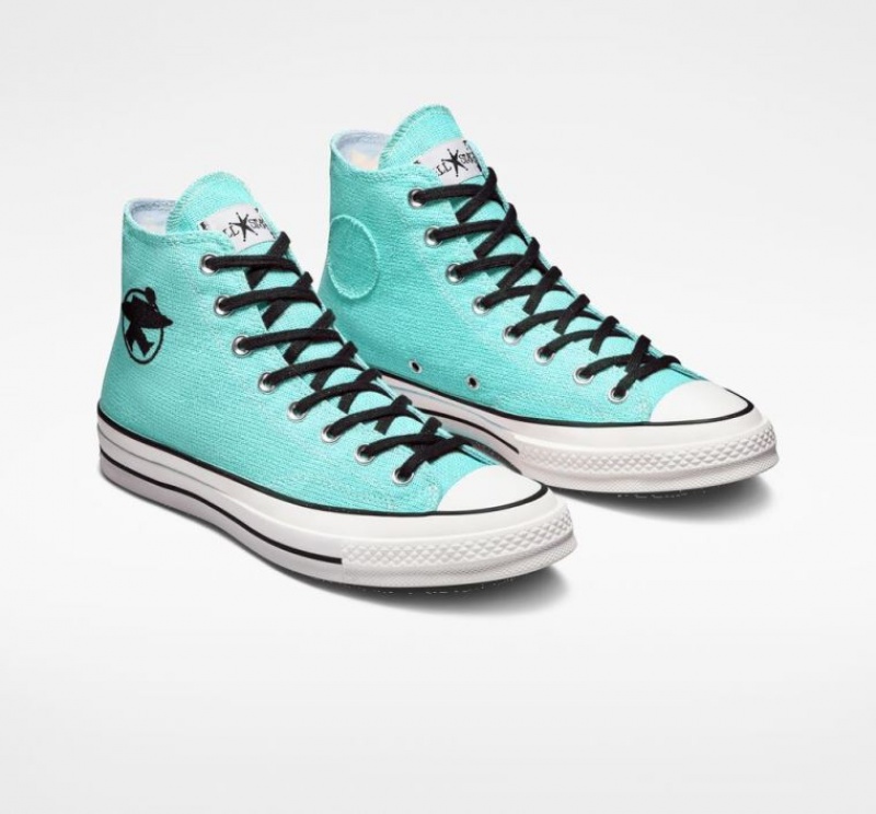 Tenis Converse X Stüssy Surfman Chuck 70 Altos Mujer Turquesa | COLOMBIA Z8973F