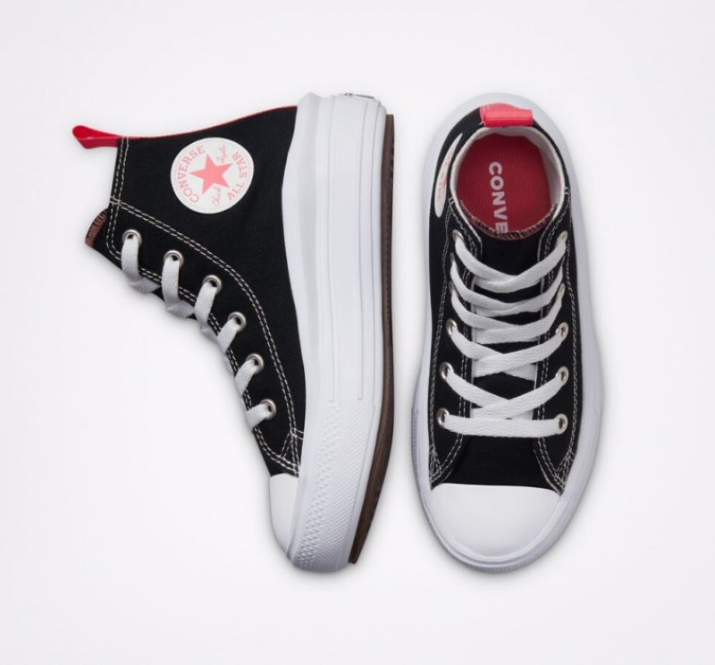 Tenis Plataforma Converse Chuck Taylor All Star Move Niños Negras | COLOMBIA B4680A