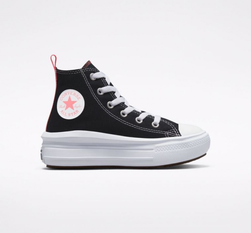 Tenis Plataforma Converse Chuck Taylor All Star Move Niños Negras | COLOMBIA B4680A