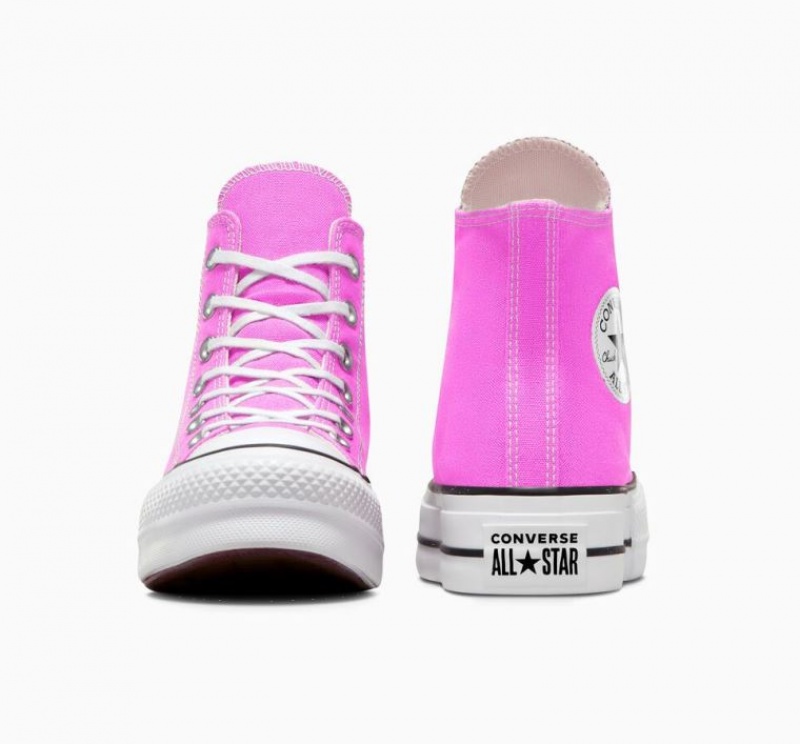 Tenis Plataforma Converse Chuck Taylor All Star Lift Mujer Rosas | COLOMBIA P0426A