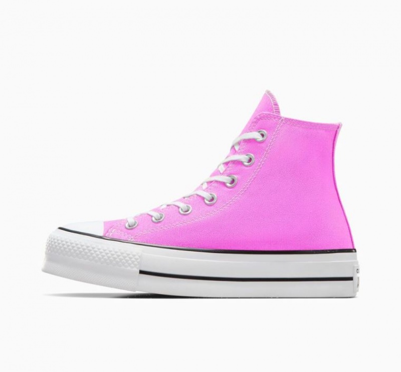 Tenis Plataforma Converse Chuck Taylor All Star Lift Mujer Rosas | COLOMBIA P0426A