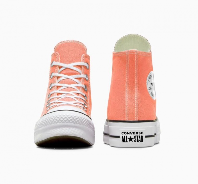 Tenis Plataforma Converse Chuck Taylor All Star Lift Mujer Naranjas | COLOMBIA E9072A