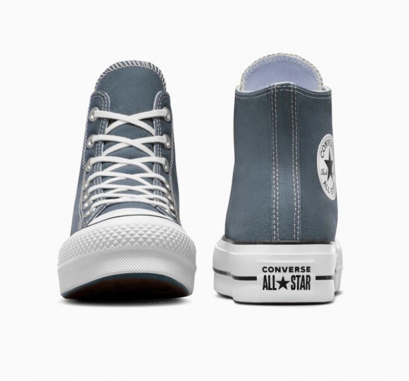 Tenis Plataforma Converse Chuck Taylor All Star Lift Mujer Azules | COLOMBIA S4582J