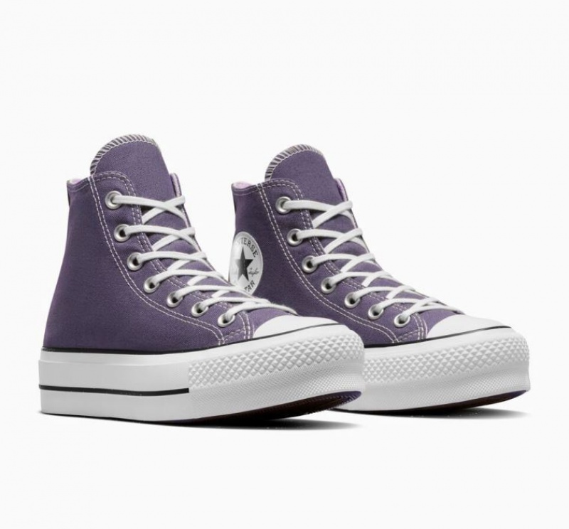 Tenis Plataforma Converse Chuck Taylor All Star Lift Mujer Moradas | COLOMBIA M3518V