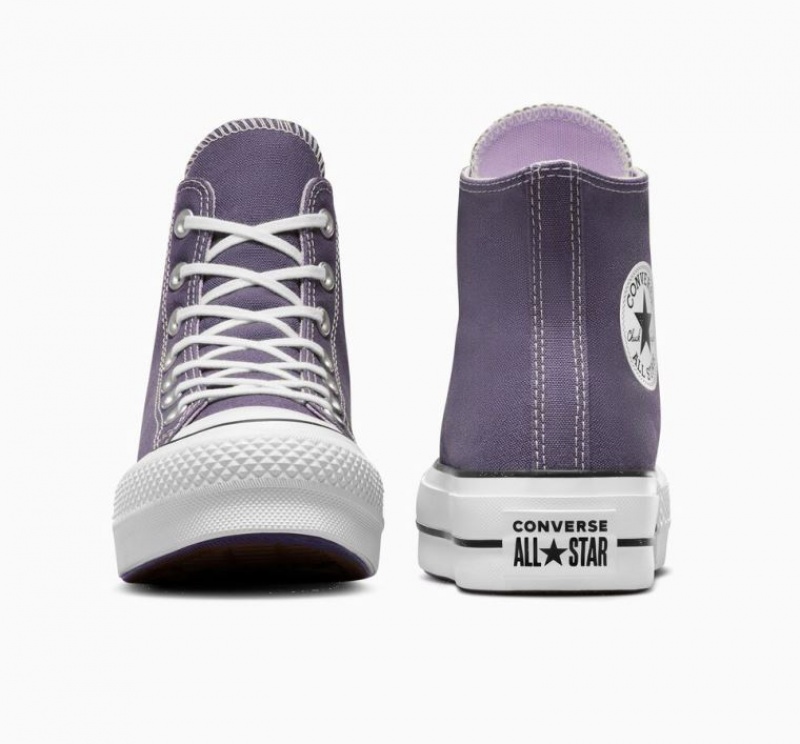 Tenis Plataforma Converse Chuck Taylor All Star Lift Mujer Moradas | COLOMBIA M3518V