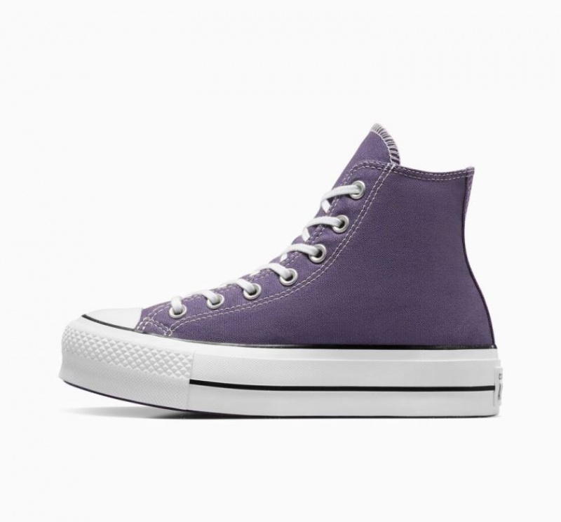 Tenis Plataforma Converse Chuck Taylor All Star Lift Mujer Moradas | COLOMBIA M3518V