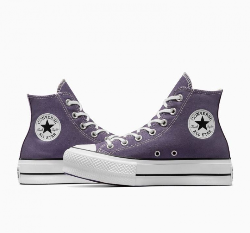 Tenis Plataforma Converse Chuck Taylor All Star Lift Mujer Moradas | COLOMBIA M3518V