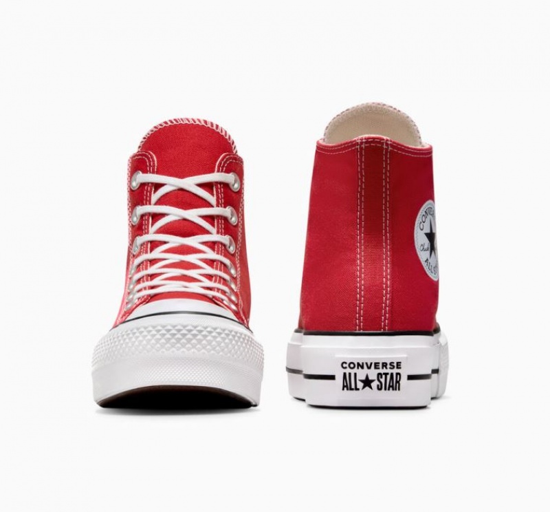 Tenis Plataforma Converse Chuck Taylor All Star Lift Mujer Rojas | COLOMBIA E7624M