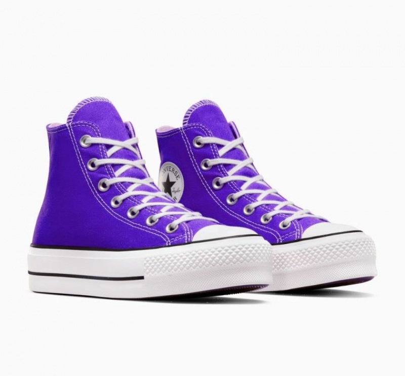 Tenis Plataforma Converse Chuck Taylor All Star Lift Mujer Azules | COLOMBIA E5601F