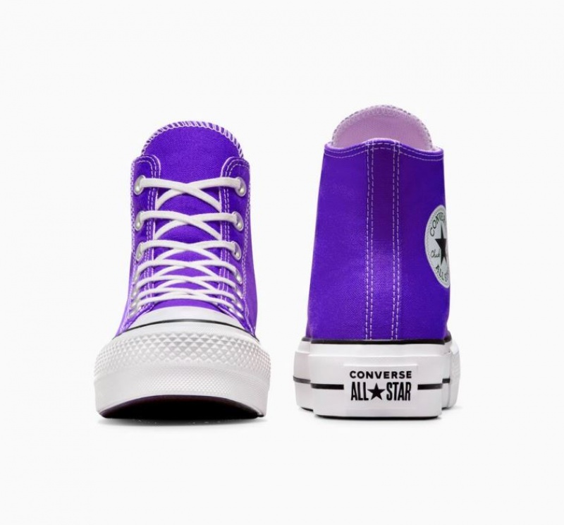 Tenis Plataforma Converse Chuck Taylor All Star Lift Mujer Azules | COLOMBIA E5601F