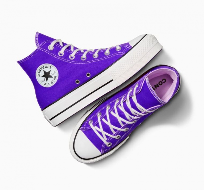 Tenis Plataforma Converse Chuck Taylor All Star Lift Mujer Azules | COLOMBIA E5601F